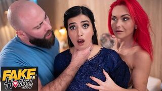 Szégyenlős pakisztáni fiatalasszony felébred szexuálisan egy édeshármasban perverz brit párral