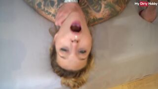 Erőszakos német amatőr milf cidázza a kolosszális fasznak