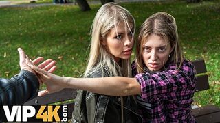 Világos Szőke csábos Zlata Shine megcsalja barátnőjét kolosszális faszos főnökkel