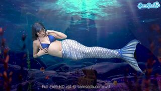 Sellő kisasszony peckezik addig, amíg totál édesen csúszik