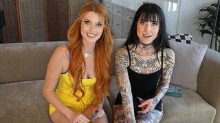 Játékos szobatársak vadító alkalmazással szerezzek harmadikat - awlivv, Elly Clutch