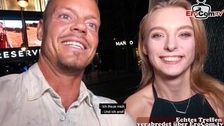 Német pornósztár csábítja a turista manust igazi dugásra